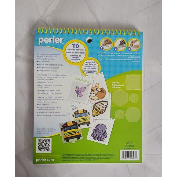 Perler Patterns 110 Ideas Spiral Bound Top Pattern Book - Picture 2 of 6